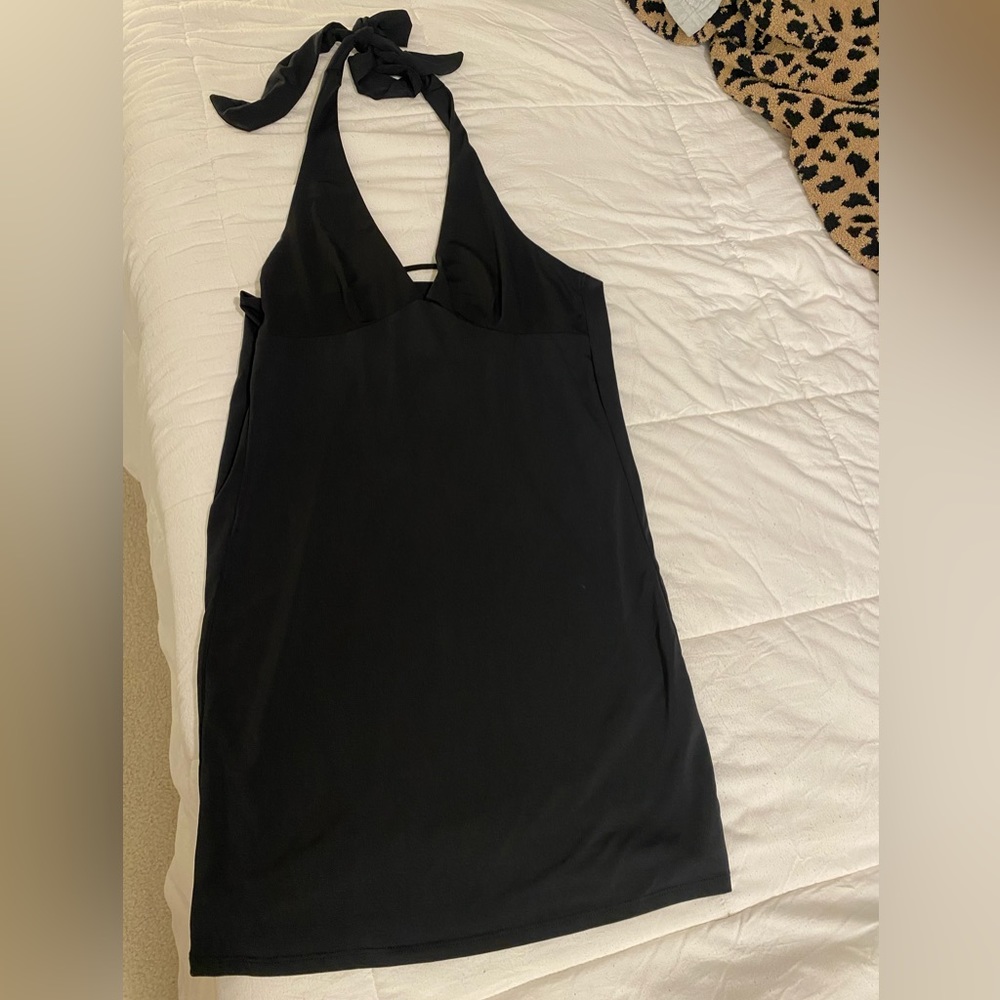 Abercombie halter tie neck mini dress